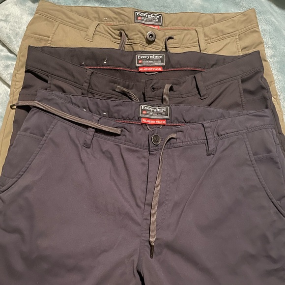 Men's Pants - Black, Gray, Tan - Picture 1 of 5